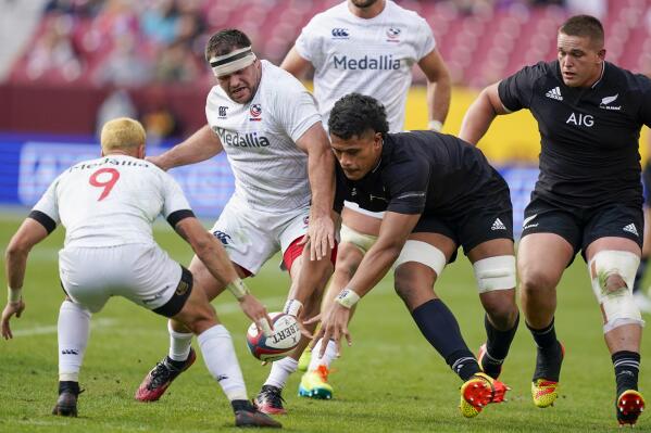 All Blacks score 16 tries to beat United States 104 14 AP News